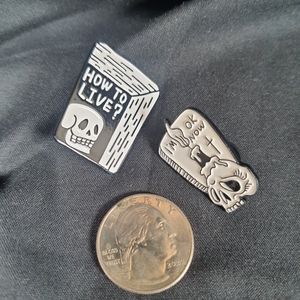 Skulls Enamel Pins